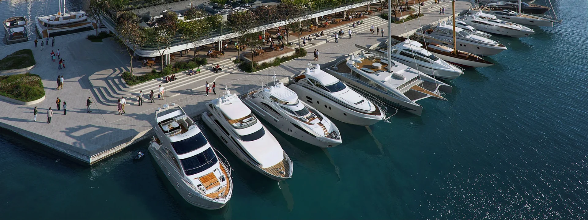 Developer visualisation of the proposed Batumi Yachts & Marina waterfront