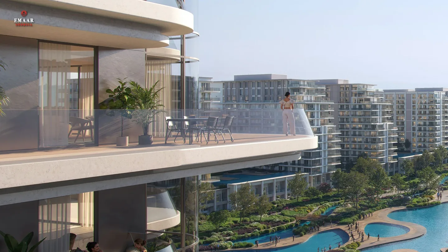 Developer visualization of proposed Batumi residences overlooking water