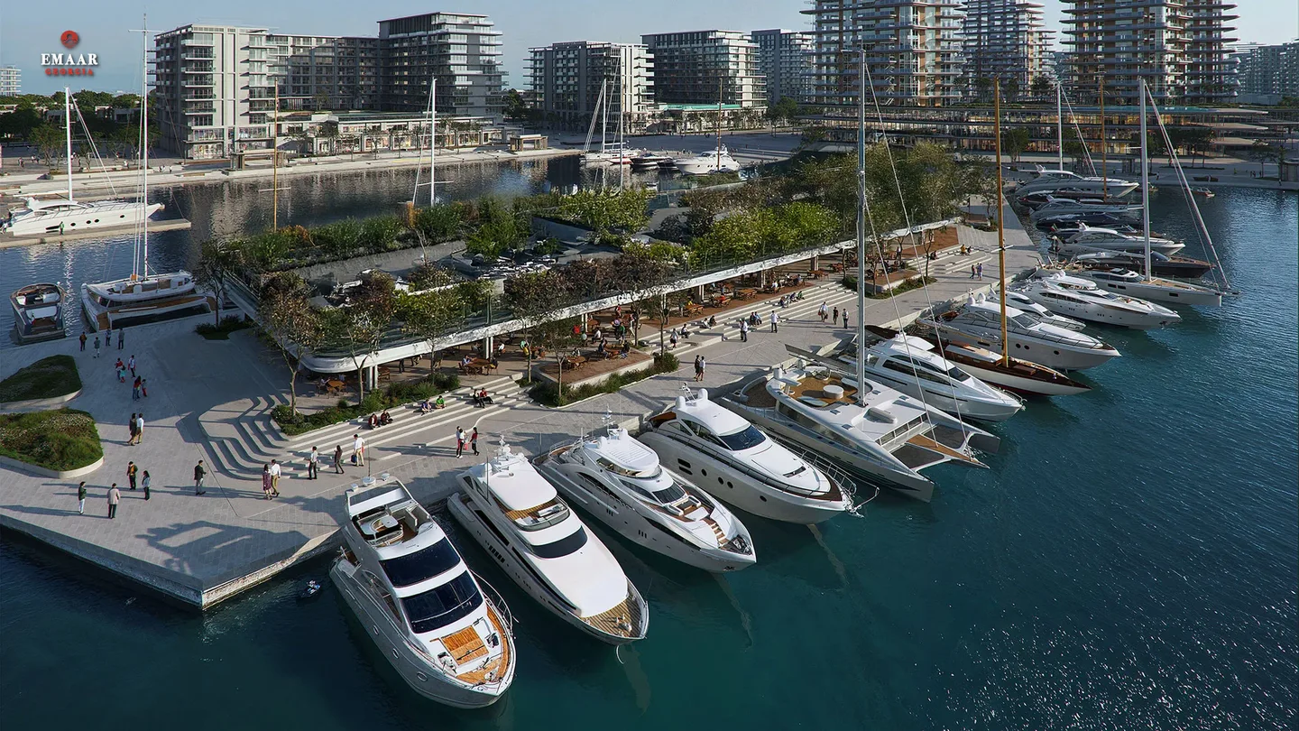Developer visualization of the proposed Batumi marina district