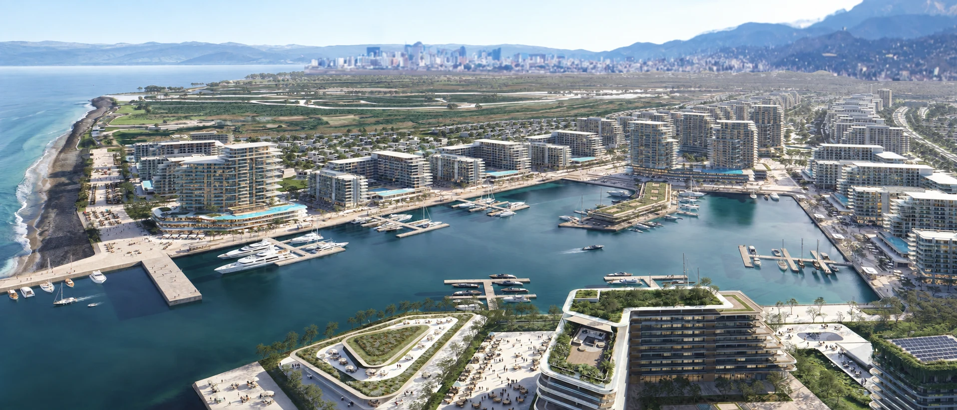 Developer visualisation of the proposed Batumi marina transformation