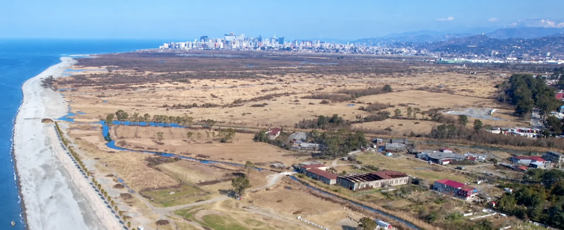 Existing coastline near Batumi
