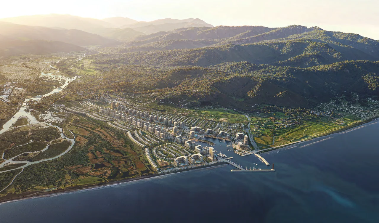 Developer visualisation of the proposed Batumi coast, marina and residential masterplan